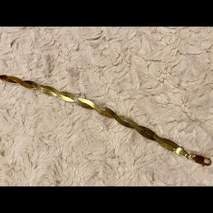 Reversible Silver/Gold Bracelet 925